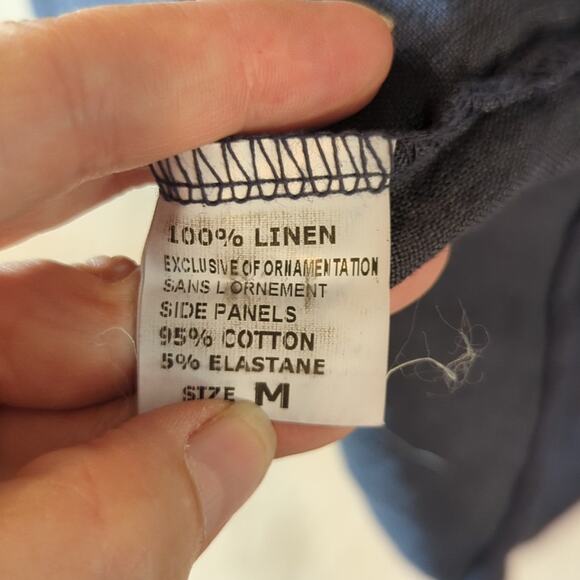 EUC Lina Tomei Linen Shift Dress, M - Picture 5 of 7